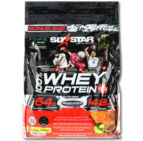 پروتئین وی سیکس استار ماسل تک-Whey Protein 100% Plus Six Star MuscleTech