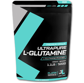 گلوتامین اولترا پیور جک لبز-Ultra Pure L-Glutamine Jack Labs