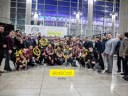 قهرمانان پرورش اندام بعد از قهرمانی در جهان با استقبال پرشور وارد تهران شدند .