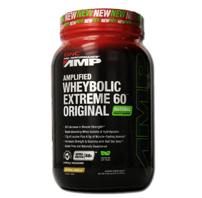 وی بولیک اکستریم 60 جی ان سی-GNC Pro Performance® AMP Amplified Wheybolic Extreme 60 Original