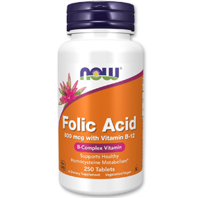 فولیک اسید نوفودز-Now Foods Folic Acid
