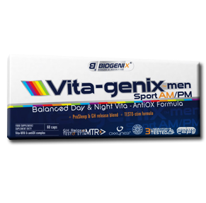 مولتی ویتامین بیوجنیکس  -Vita-genix MEN Sport AM/PM