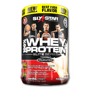 پروتئین وی سیکس استار ماسل تک-Whey Protein 100% Plus Six Star MuscleTech