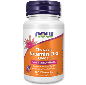 ویتامین دی جویدنی نوفودز-Now Foods Vitamin D 1000
